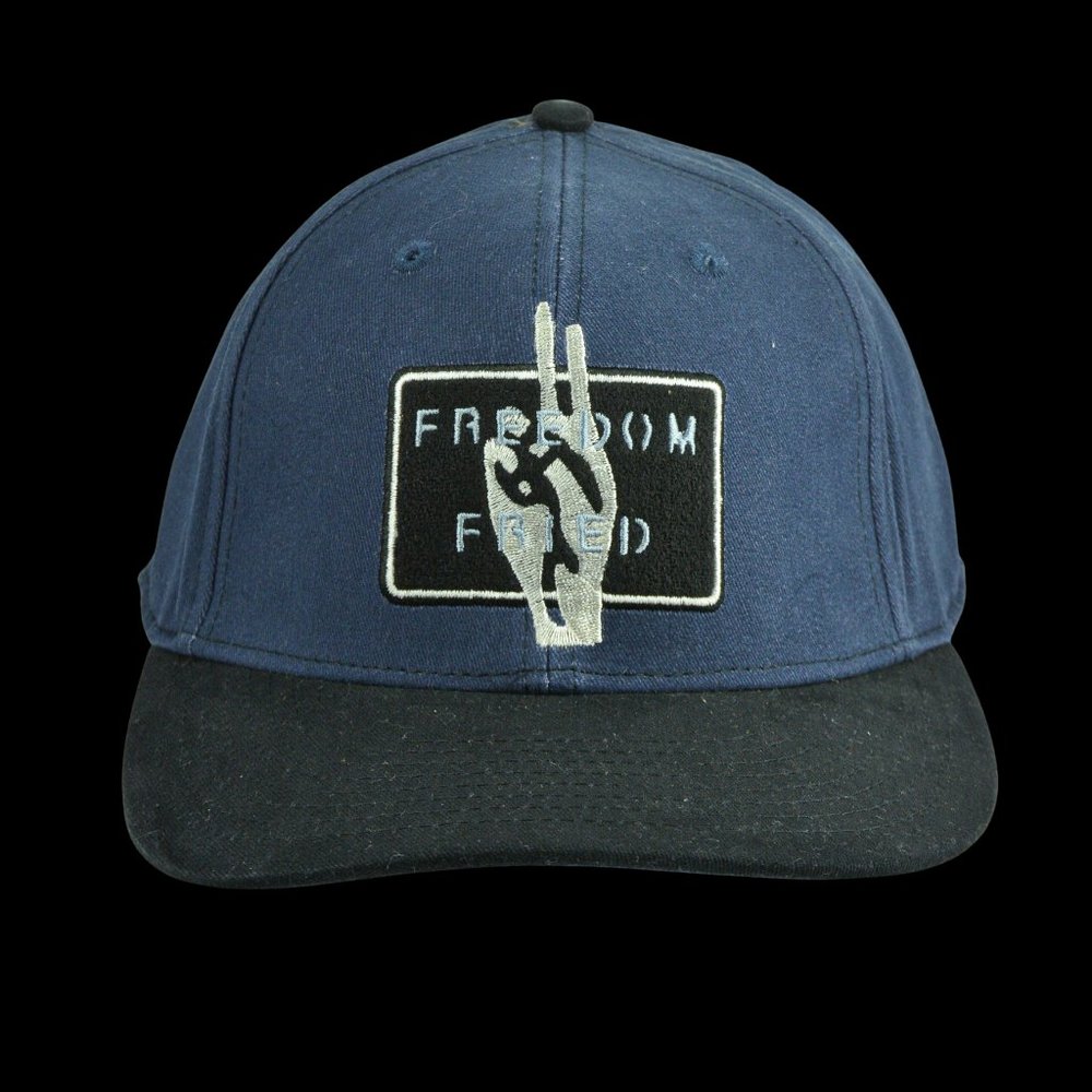 Billy Reid Freedom Fried Cap Hat in Navy‎